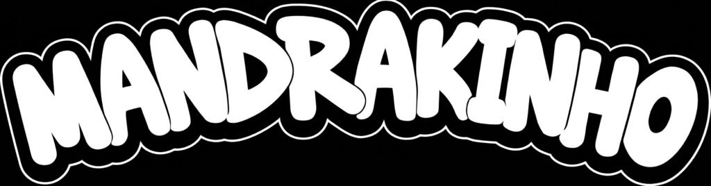 mandrakinho logo preto e branco